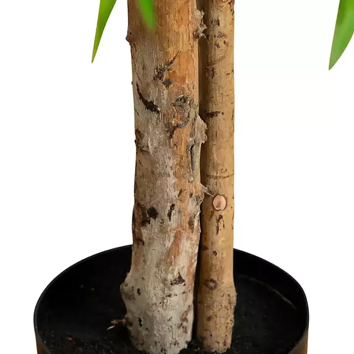 Real Touch Willow Tree in Black Planter, 4 ft.