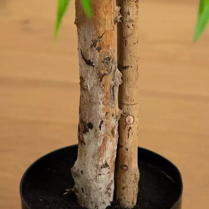 Real Touch Willow Tree in Black Planter, 4 ft.