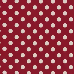 Red & White Polka Dot Seat Cushions, Set of 2