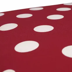 Red and White Polka Dot Outdoor Pillows, Set of 2
