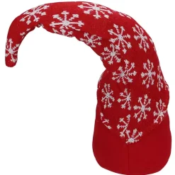 Red and White Snowflake Christmas Gnome