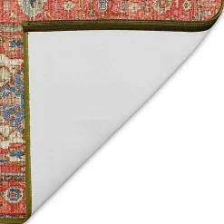 Red Diamond Medallion Indoor/Outdoor Rug, 3x4