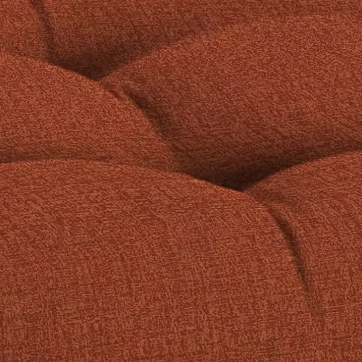 Red French Edge Outdoor Wicker Settee Cushion