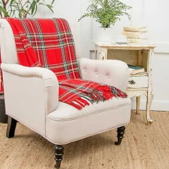 Red Green Yellow Christmas Throw Blanket