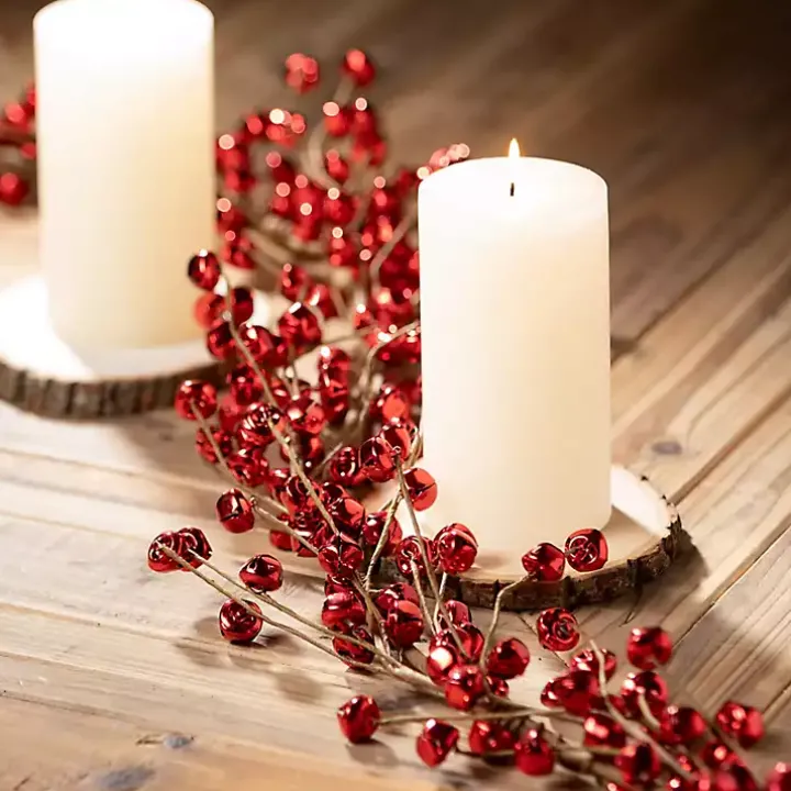 Red Jingle Bells Christmas Garland