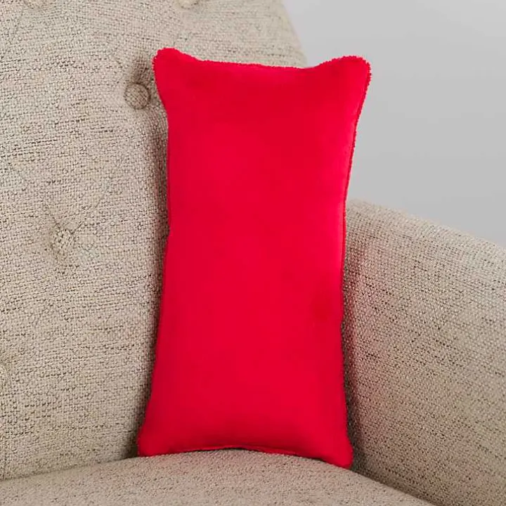 Red Jolly Nutcracker Mini Pillow