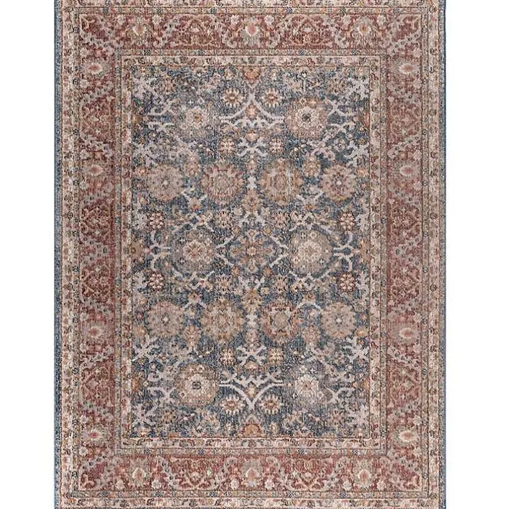 Red Persian Bordered Traditional Area Rug, 8x10