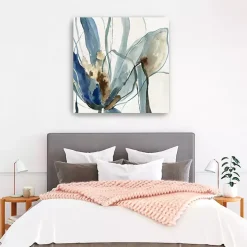 Refined Blue Canvas Art Print