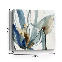 Refined Blue Canvas Art Print