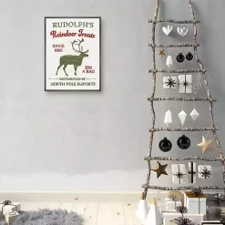Reindeer Treats Framed Canvas Print