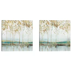 River Breath Canvas Art Prints, Set of 2