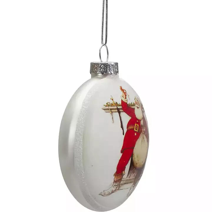Rockwell Classic Holiday Scene Ornaments, Set of 3