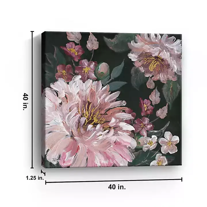 Romantic Moody Roses Giclee Canvas Art Print
