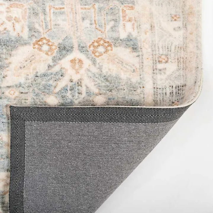 Rosette Denim Area Rug, 7x9