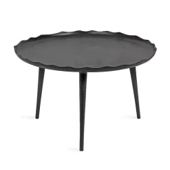 Round Black Alessia Coffee Table