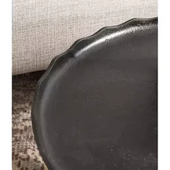 Round Black Alessia Coffee Table