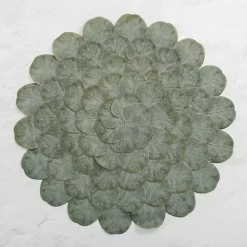 Round Eucalyptus Leaves Placemat