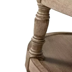 Round Gray Cepheus Tufted Ottoman