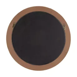 Round Natural Woven Water Hyacinth Wall Mirror