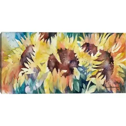 Row of Sun Light Canvas Art Print
