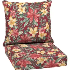 Ruby Tropical 2-pc. Outdoor Deep Seat Cushion