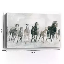 Running Wild Giclee Canvas Art Print