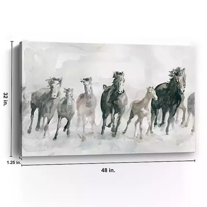 Running Wild Giclee Canvas Art Print