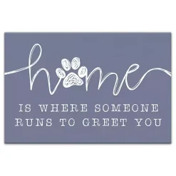 Runs To Greet You Canvas Art Print, 18x12 in.