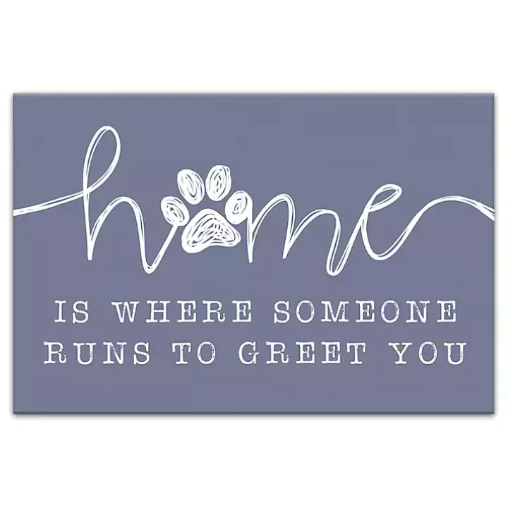 Runs To Greet You Canvas Art Print, 18x12 in.