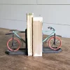 Rustic Bicycle Bookends, Set of 2