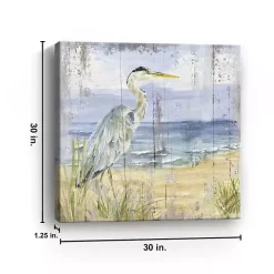 Rustic Birds of the Coast I Canvas Art Print