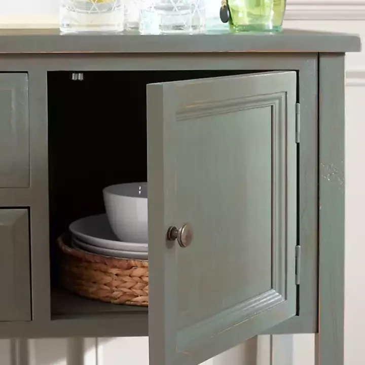 Rustic Gray 4-Drawer Charlotte Sideboard