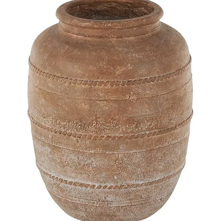 Rustic Mediterranean Floor Vase