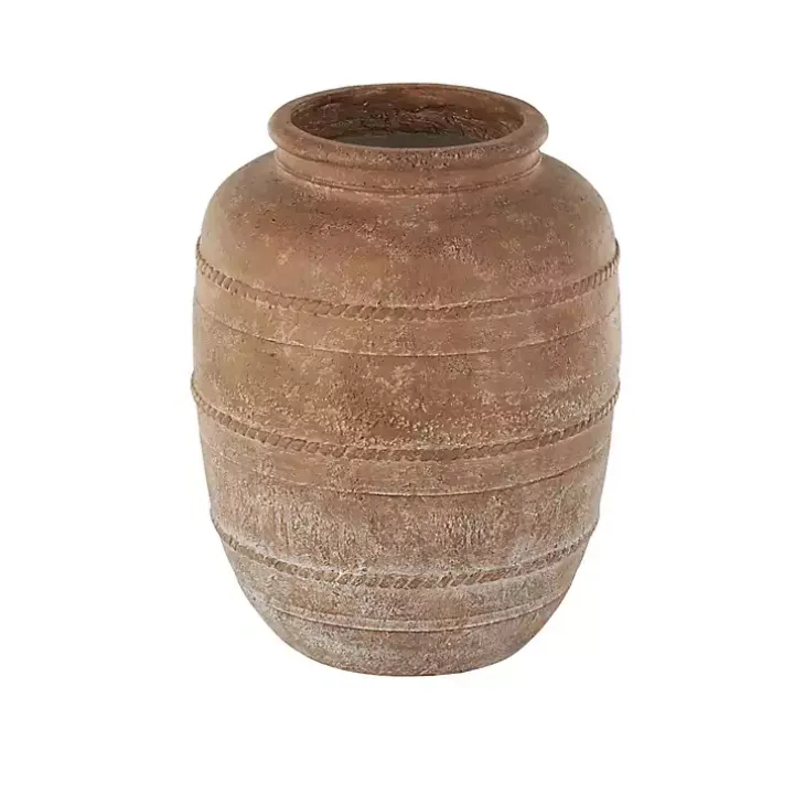 Rustic Mediterranean Floor Vase