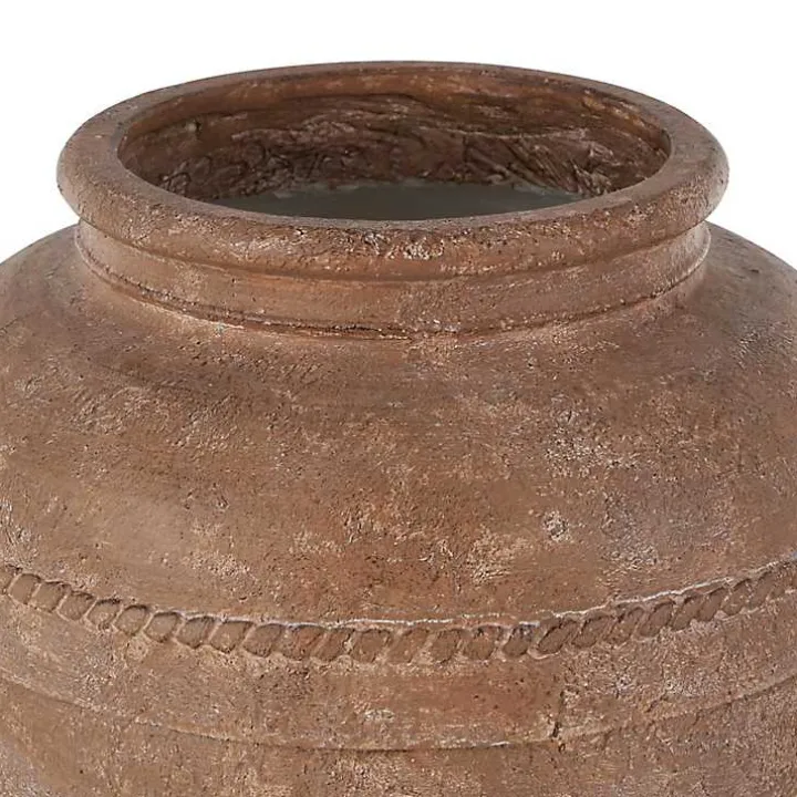 Rustic Mediterranean Floor Vase