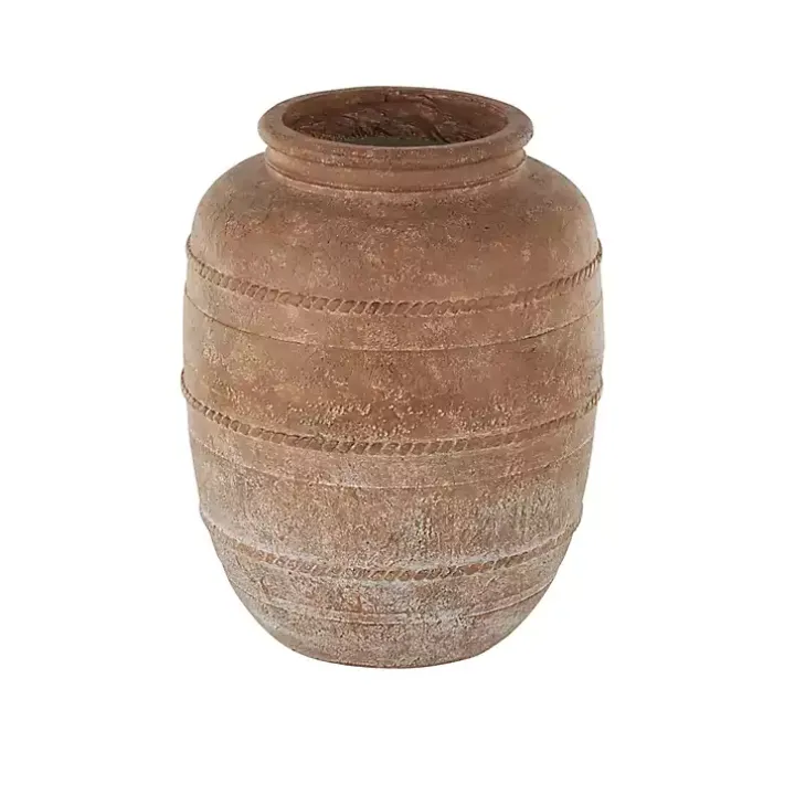 Rustic Mediterranean Floor Vase
