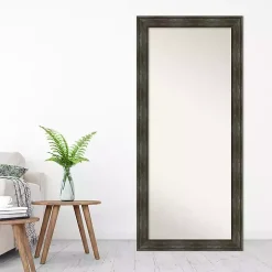 Rustic Rail Charred Framed Mirror