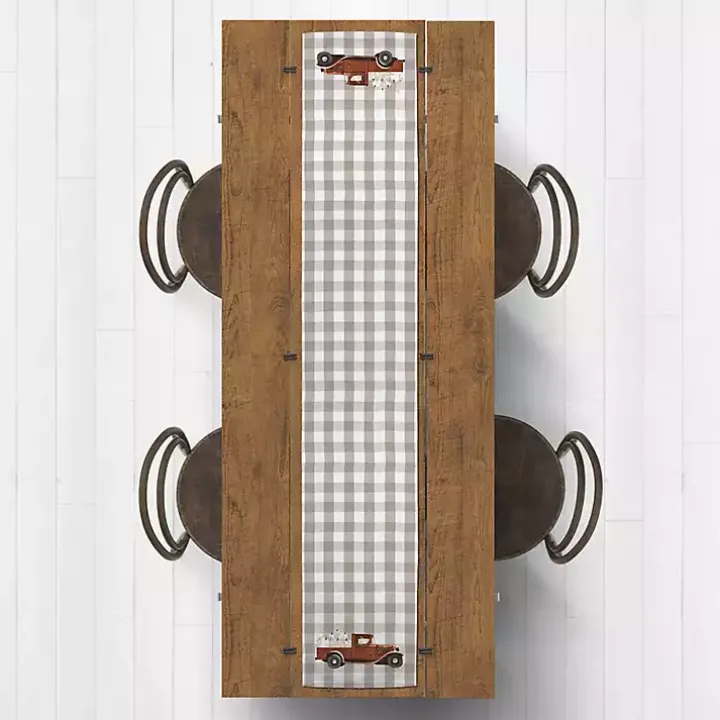 Rusty Harvest Truck Table Runner