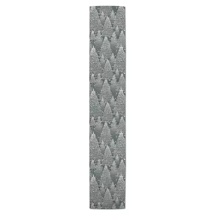 Sage Forest Winter Twill Table Runner, 90 in.