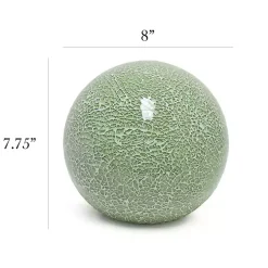 Sage Green Mosaic Ball Table Lamp