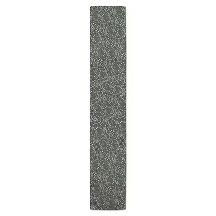 Sage Leaves Table Runner, 90 in.