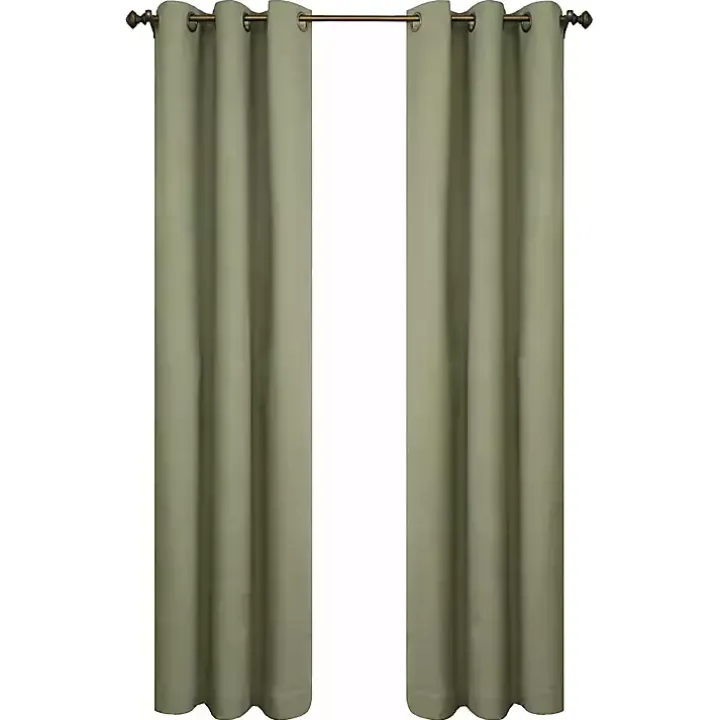 Sage Room Darkening Curtain Panel Set, 54 in.