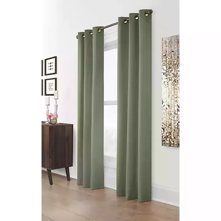 Sage Room Darkening Curtain Panel Set, 54 in.