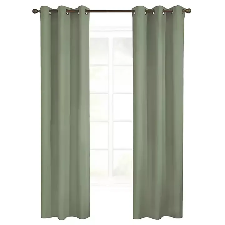 Sage Room Darkening Curtain Panel Set, 54 in.