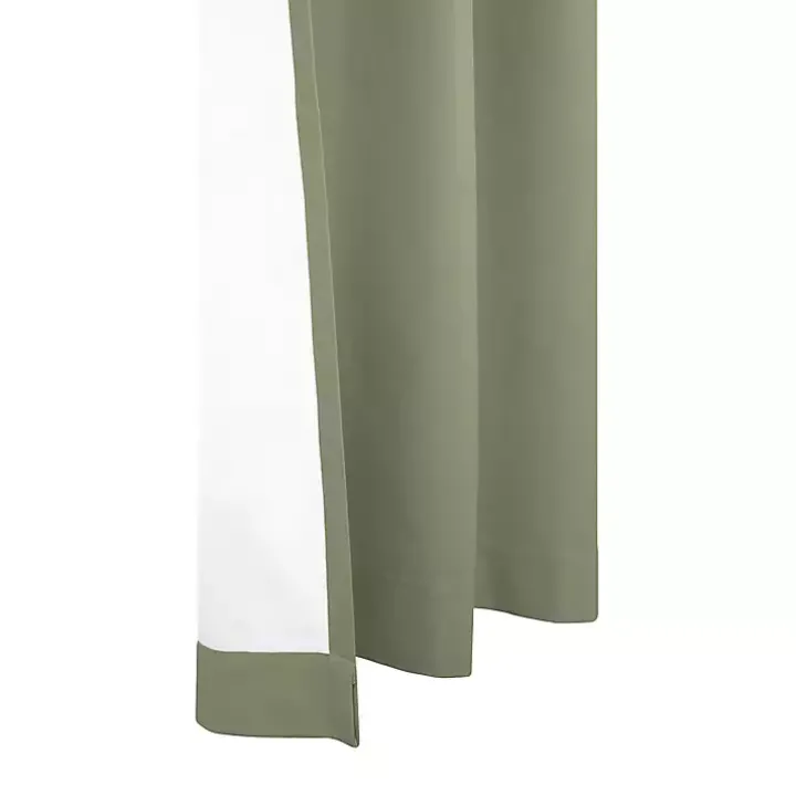 Sage Room Darkening Curtain Panel Set, 63 in.