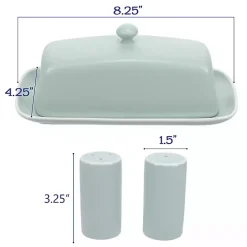 Sage Stoneware 7-pc. Kitchen Accessories Set