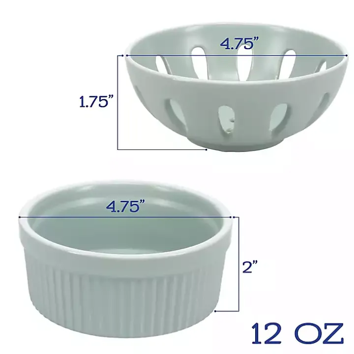 Sage Stoneware 7-pc. Kitchen Accessories Set