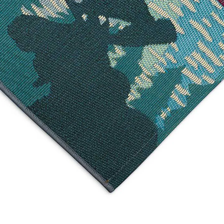 Sailboat Indoor/Outdoor Rug, 2x3