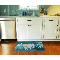 Sailboat Indoor/Outdoor Rug, 2x3