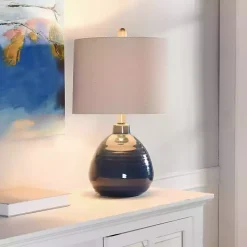 Sailor Blue Ceramic Table Lamp